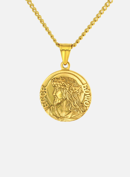 JESUS QUARTER NECKLACE