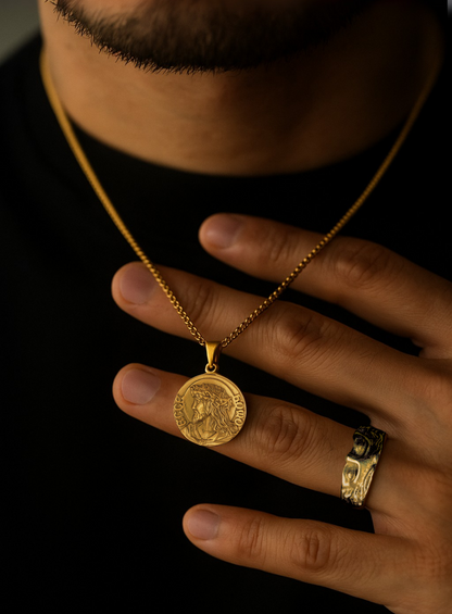 JESUS QUARTER NECKLACE